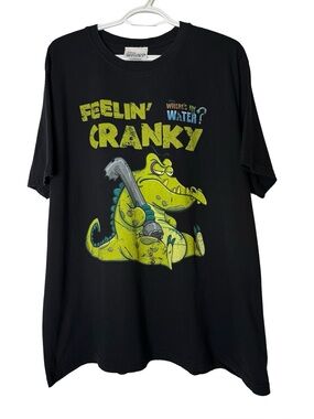 Disney "Where's My Water?" Cranky the Angry Gator Graphic Tee Shirt
